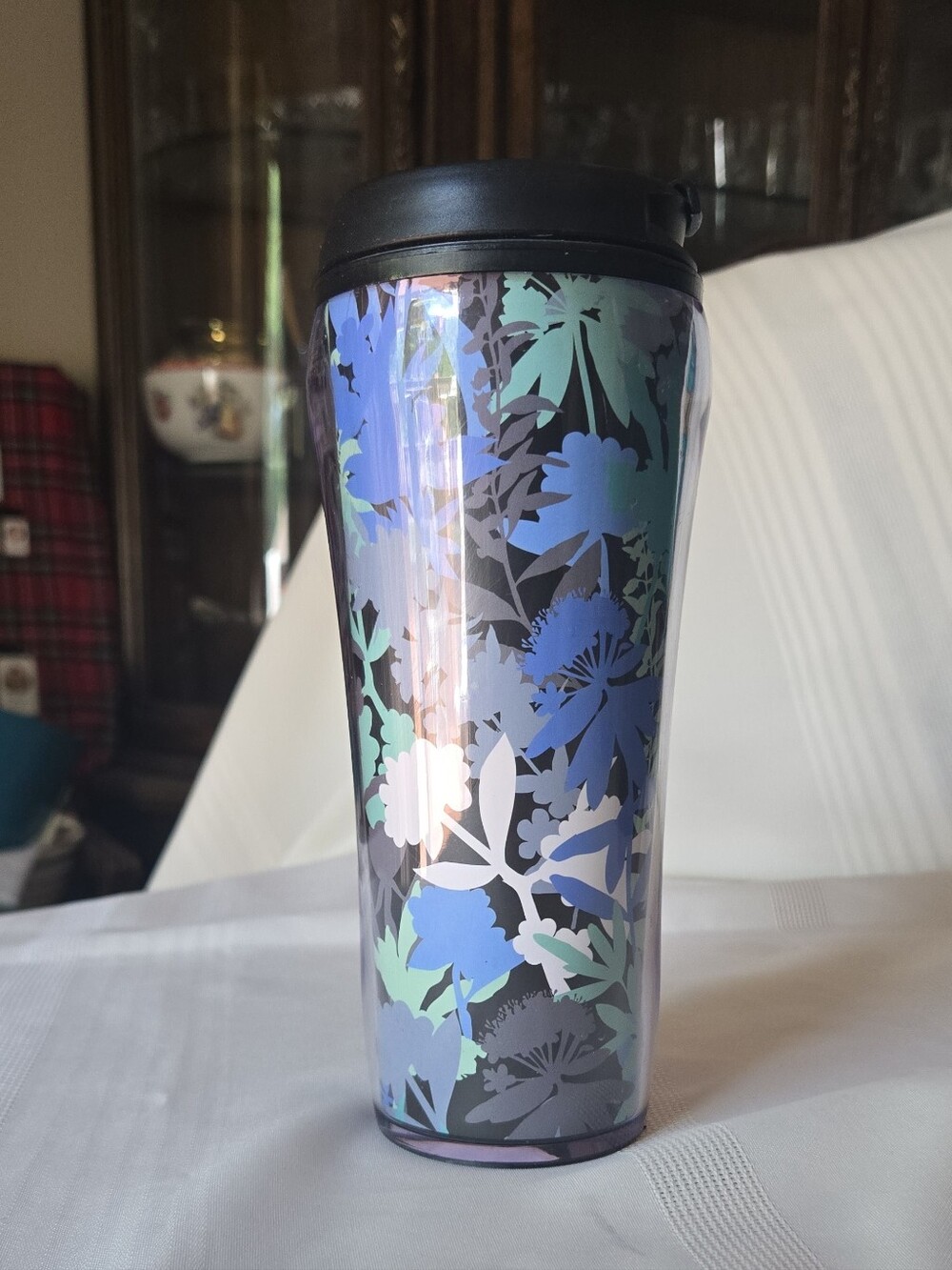 EUC Vera Bradley Floral Travel Tumbler